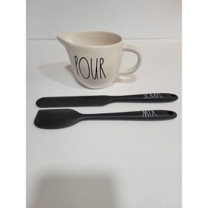 COPY - COPY - Rae Dunn Pour Creamer With Scrapper and Mixer Artisan Collection …